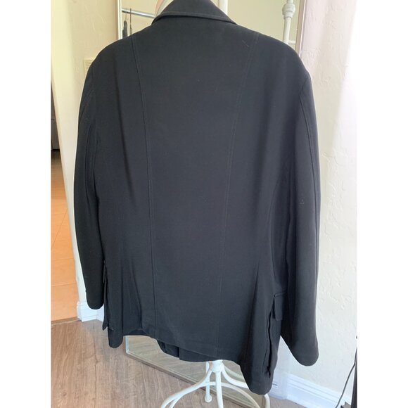 VTG 90s Giorgio Armani Mens Italy Black Jacket Button-Up Size 40 US RX10346 - Picture 8 of 12